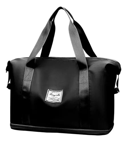 TravelBag | Bolso plegable color negro