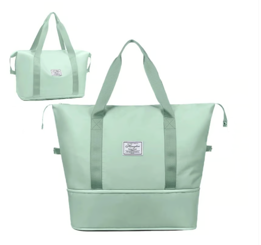 TravelBag | Bolso plegable color verde